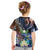 Marshall Islands Kwajalein Atoll Kid T Shirt Plumeria Sea Turtle with Polynesian Tribal