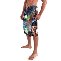 Marshall Islands Kwajalein Atoll Lavalava Plumeria Sea Turtle with Polynesian Tribal LT9 - Polynesian Pride