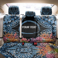 Personalised Nukuoro Micronesia Atoll Back Car Seat Cover with Pacific Coral Reef LT9 - Polynesian Pride