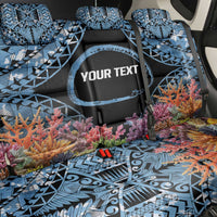 Personalised Nukuoro Micronesia Atoll Back Car Seat Cover with Pacific Coral Reef LT9 - Polynesian Pride