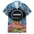 Personalised Nukuoro Micronesia Atoll Hawaiian Shirt with Pacific Coral Reef