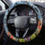 Nukuoro Micronesia Atoll Steering Wheel Cover with Pacific Coral Reef