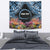 Personalised Nukuoro Micronesia Atoll Tapestry with Pacific Coral Reef