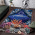 Penrhyn aka Tongareva Cook Islands Atoll Personalised Area Rug with Pacific Coral Reef Blue Vibe