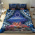 Penrhyn aka Tongareva Cook Islands Atoll Personalised Bedding Set with Pacific Coral Reef Blue Vibe