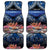 Penrhyn aka Tongareva Cook Islands Atoll Personalised Car Mats with Pacific Coral Reef Blue Vibe