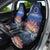 Penrhyn aka Tongareva Cook Islands Atoll Personalised Car Seat Cover with Pacific Coral Reef Blue Vibe