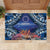 Penrhyn aka Tongareva Cook Islands Atoll Personalised Rubber Doormat with Pacific Coral Reef Blue Vibe