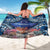 Penrhyn aka Tongareva Cook Islands Atoll Personalised Sarong with Pacific Coral Reef Blue Vibe