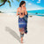 Penrhyn aka Tongareva Cook Islands Atoll Personalised Sarong with Pacific Coral Reef Blue Vibe