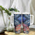 Penrhyn aka Tongareva Cook Islands Atoll Personalised Tumbler With Handle with Pacific Coral Reef Blue Vibe