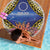 Penrhyn aka Tongareva Cook Islands Atoll Personalised Beach Blanket with Pacific Coral Reef Gold Vibe