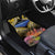 Penrhyn aka Tongareva Cook Islands Atoll Personalised Car Mats with Pacific Coral Reef Gold Vibe