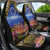 Penrhyn aka Tongareva Cook Islands Atoll Personalised Car Seat Cover with Pacific Coral Reef Gold Vibe