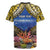 Penrhyn aka Tongareva Cook Islands Atoll Personalised Rugby Jersey with Pacific Coral Reef Gold Vibe