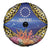 Penrhyn aka Tongareva Cook Islands Atoll Personalised Spare Tire Cover with Pacific Coral Reef Gold Vibe