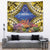 Penrhyn aka Tongareva Cook Islands Atoll Personalised Tapestry with Pacific Coral Reef Gold Vibe