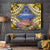 Penrhyn aka Tongareva Cook Islands Atoll Personalised Tapestry with Pacific Coral Reef Gold Vibe