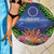 Penrhyn aka Tongareva Cook Islands Atoll Personalised Beach Blanket with Pacific Coral Reef Green Vibe