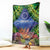 Penrhyn aka Tongareva Cook Islands Atoll Personalised Blanket with Pacific Coral Reef Green Vibe