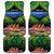 Penrhyn aka Tongareva Cook Islands Atoll Personalised Car Mats with Pacific Coral Reef Green Vibe