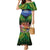 Penrhyn aka Tongareva Cook Islands Atoll Personalised Mermaid Dress with Pacific Coral Reef Green Vibe