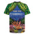 Penrhyn aka Tongareva Cook Islands Atoll Personalised Rugby Jersey with Pacific Coral Reef Green Vibe