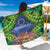 Penrhyn aka Tongareva Cook Islands Atoll Personalised Sarong with Pacific Coral Reef Green Vibe