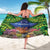 Penrhyn aka Tongareva Cook Islands Atoll Personalised Sarong with Pacific Coral Reef Green Vibe