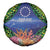 Penrhyn aka Tongareva Cook Islands Atoll Personalised Spare Tire Cover with Pacific Coral Reef Green Vibe