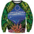 Penrhyn aka Tongareva Cook Islands Atoll Personalised Sweatshirt with Pacific Coral Reef Green Vibe