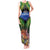 Penrhyn aka Tongareva Cook Islands Atoll Personalised Tank Maxi Dress with Pacific Coral Reef Green Vibe