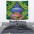 Penrhyn aka Tongareva Cook Islands Atoll Personalised Tapestry with Pacific Coral Reef Green Vibe