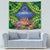 Penrhyn aka Tongareva Cook Islands Atoll Personalised Tapestry with Pacific Coral Reef Green Vibe