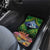 Te Ulu o te Watu Cook Islands Atoll Personalised Car Mats Pukapuka Map with Pacific Coral Reef Green Vibe