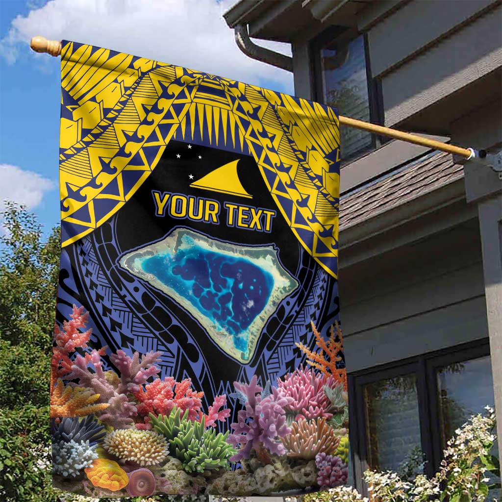 Tokelau Atafu Atoll Personalised Garden Flag Pacific Coral Reef Vibe LT9 - Polynesian Pride