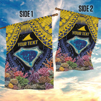 Tokelau Atafu Atoll Personalised Garden Flag Pacific Coral Reef Vibe LT9 - Polynesian Pride