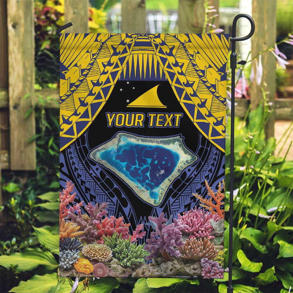 Tokelau Atafu Atoll Personalised Garden Flag Pacific Coral Reef Vibe LT9 Garden Flag Gold - Polynesian Pride