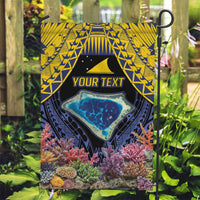 Tokelau Atafu Atoll Personalised Garden Flag Pacific Coral Reef Vibe LT9 Garden Flag Gold - Polynesian Pride