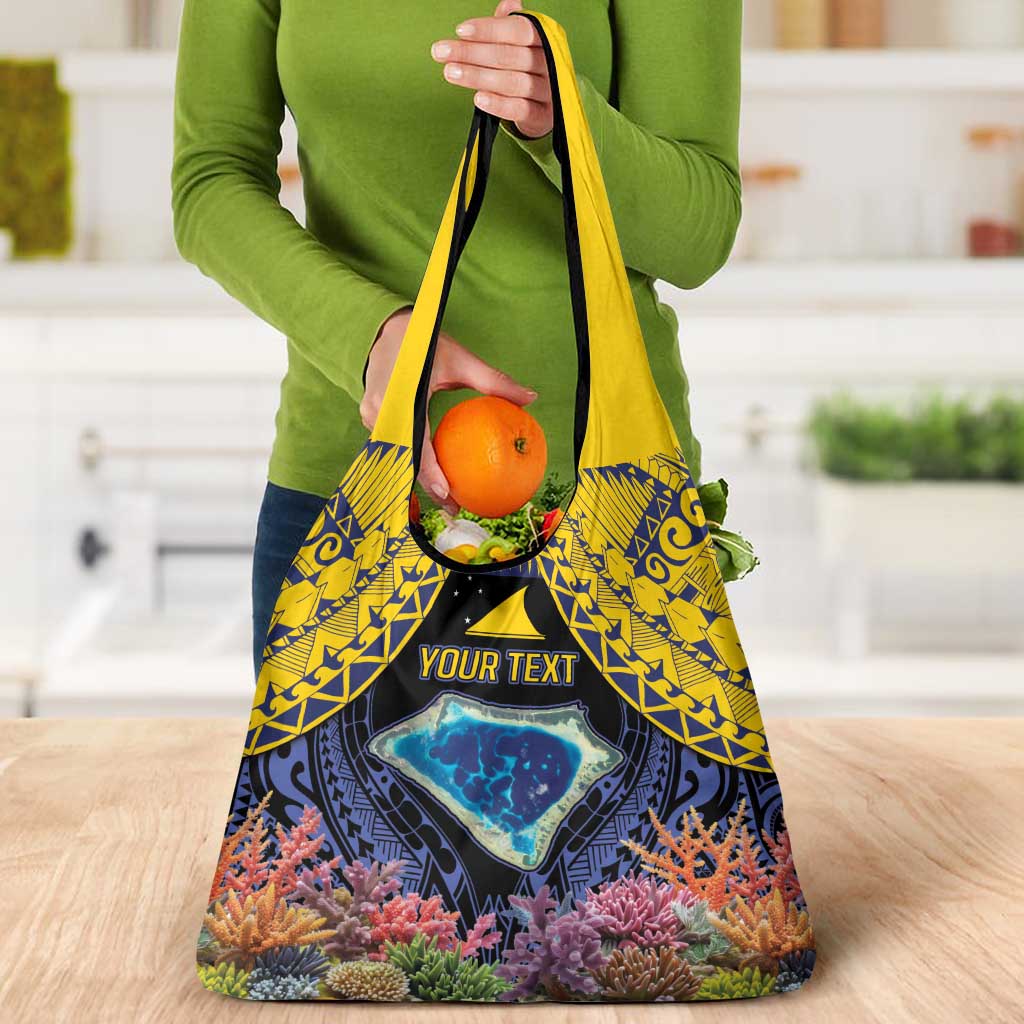 Tokelau Atafu Atoll Personalised Grocery Bag Pacific Coral Reef Vibe LT9 - Polynesian Pride