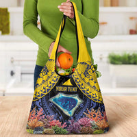 Tokelau Atafu Atoll Personalised Grocery Bag Pacific Coral Reef Vibe LT9 - Polynesian Pride