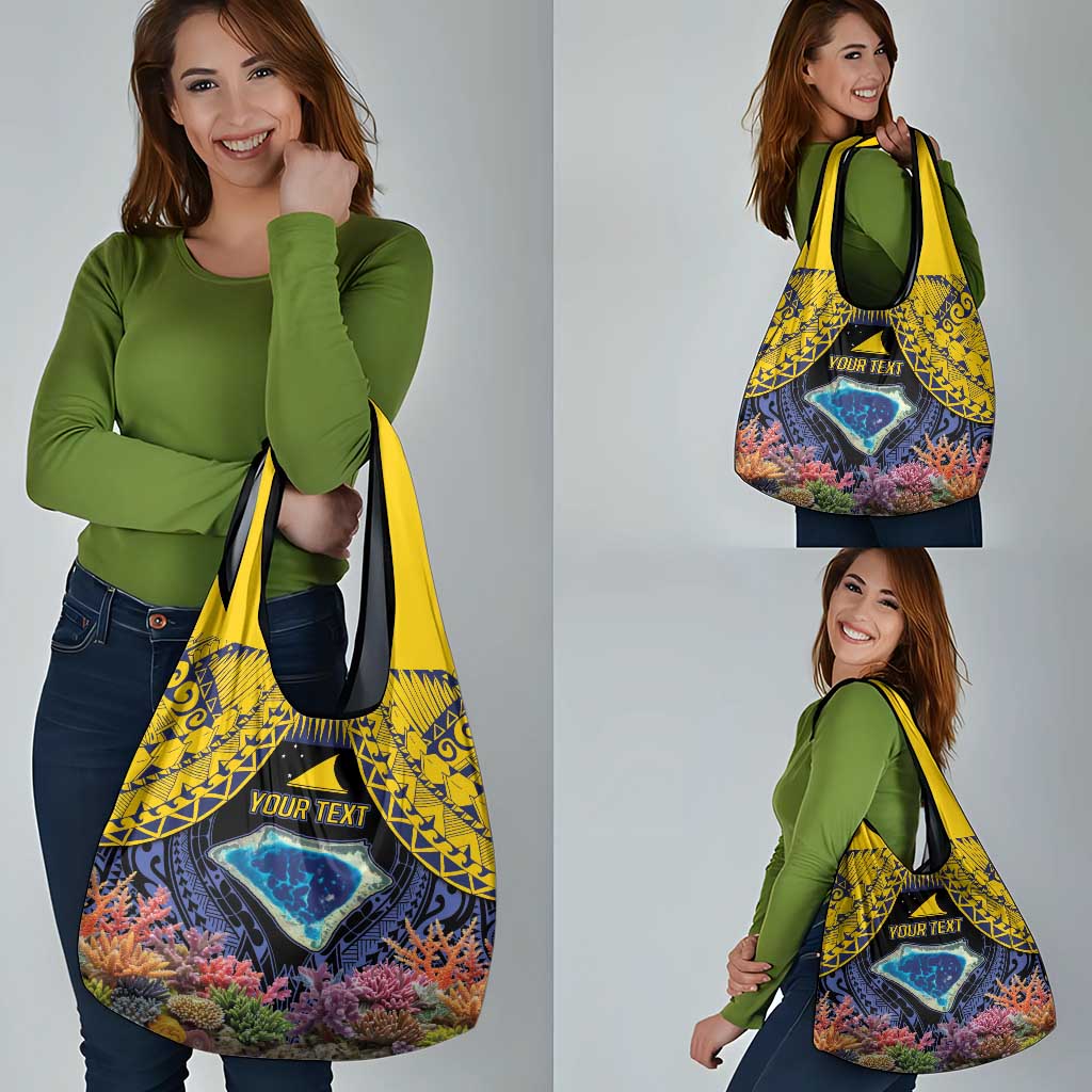 Tokelau Atafu Atoll Personalised Grocery Bag Pacific Coral Reef Vibe LT9 - Polynesian Pride
