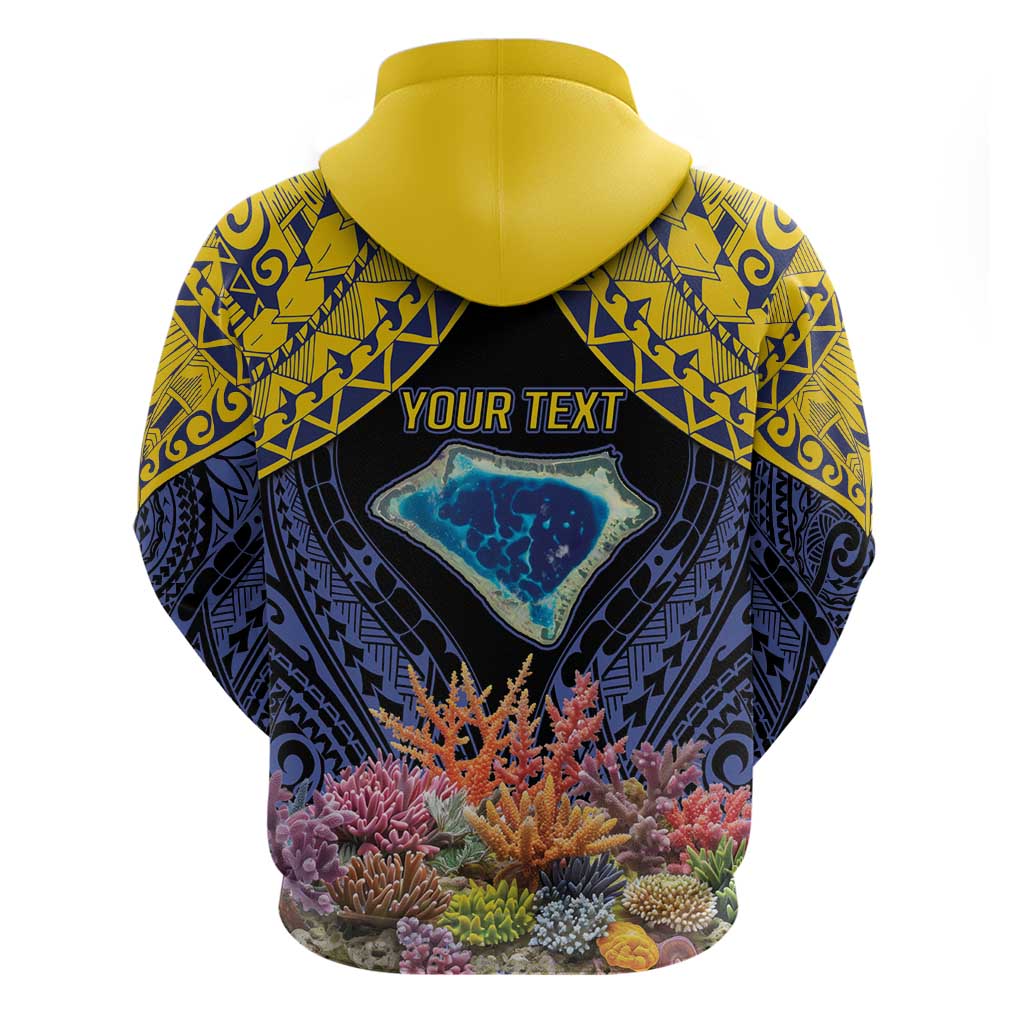 Tokelau Atafu Atoll Personalised Hoodie Pacific Coral Reef Vibe LT9 - Polynesian Pride