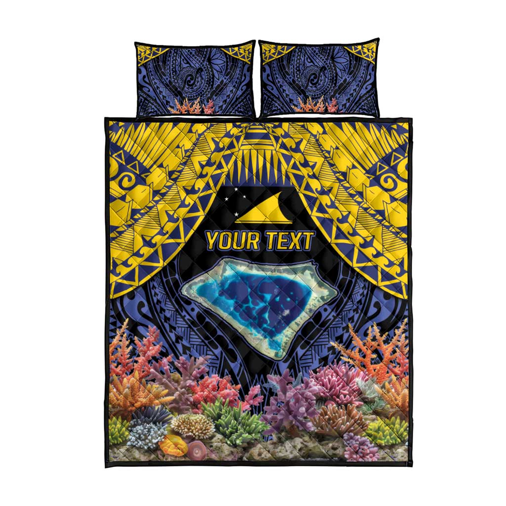Tokelau Atafu Atoll Personalised Quilt Bed Set Pacific Coral Reef Vibe LT9 - Polynesian Pride