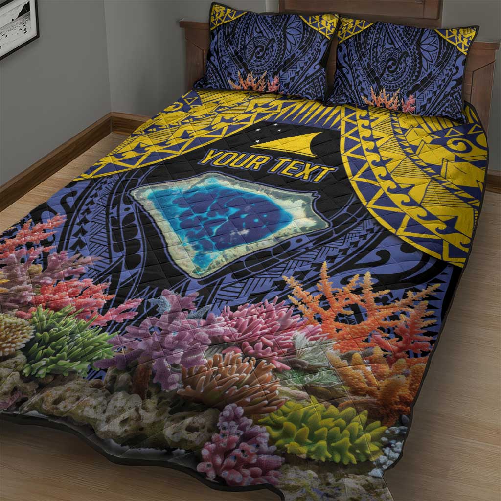 Tokelau Atafu Atoll Personalised Quilt Bed Set Pacific Coral Reef Vibe LT9 - Polynesian Pride