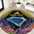 Tokelau Atafu Atoll Personalised Round Carpet Pacific Coral Reef Vibe