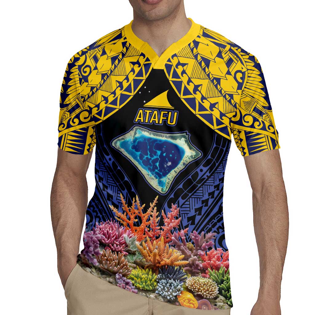 Tokelau Atafu Atoll Personalised Rugby Jersey Pacific Coral Reef Vibe LT9 - Polynesian Pride