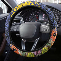 Tokelau Atafu Atoll Steering Wheel Cover Pacific Coral Reef Vibe LT9 - Polynesian Pride