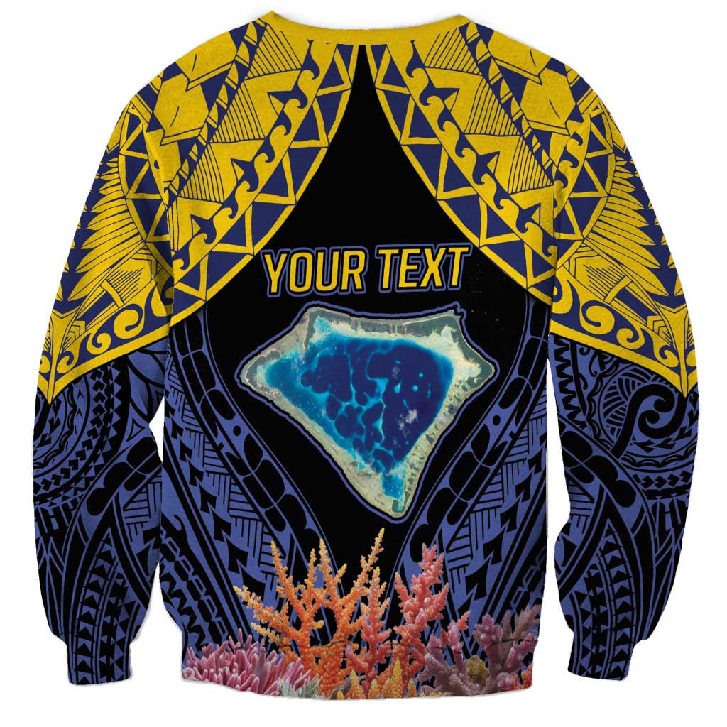 Tokelau Atafu Atoll Personalised Sweatshirt Pacific Coral Reef Vibe LT9 - Polynesian Pride
