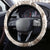 Vintage Hawaii Steering Wheel Cover Hibiscus Tapa Tribal With Hawaiian Quilt Pattern Gold